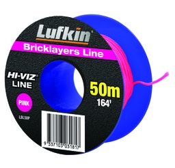 [LUF.LBL50P] Bricklayer Line 50m Pink Lufkin