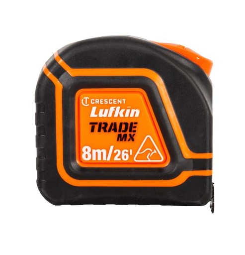 [LUF.TM48MEN] Tape Measure 8m M/E Flurolok 25mm Wide Lufkin