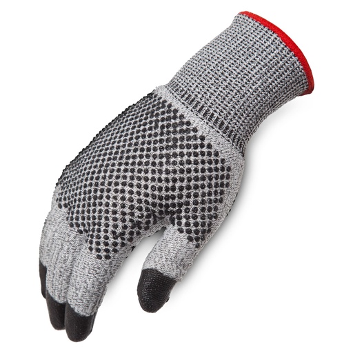 [STEEL.488980/9] Glove Cut 5 Stealth Razor Green Band Nitrile Dots sz9 L