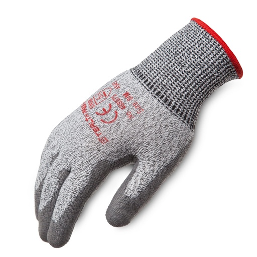 [STEEL.488975/9] Glove Cut 5 Stealth Razor Green Band Grey PU sz9 L