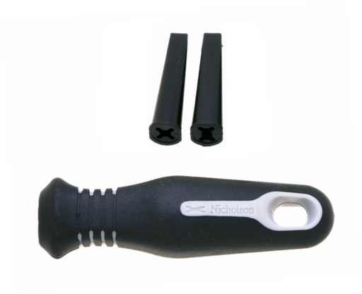 [NICH.21474H] File Handle Multifit Grey/Black Nicholson
