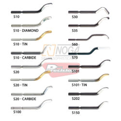 [NOGA.S10] Deburring Blades S10 10pk Non Coated