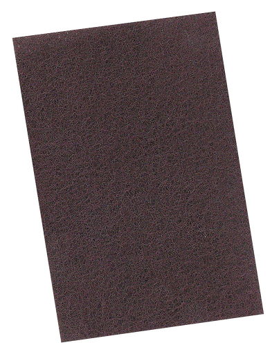 [NOR.66261074700] Scour Hand Pad  Maroon Medium 747 Bear-Tex Norton