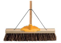 [OAT.B-12103FB] Bassine Broom 450mm Complete With Handle