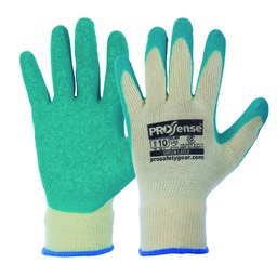 [PAR.342DG10] Glove Poly/Cotton Knitted ProSense Latex sz10