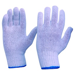 [PAR.342K] Glove Poly/Cotton Knitted Mens (Blue)
