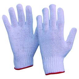 [PAR.342KL] Glove Poly/Cotton Knitted Ladies (Red)