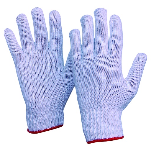 [PAR.342KL] Glove Poly/Cotton Knitted Ladies (Red)