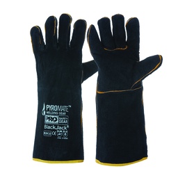 [PAR.BGW16] Welding Glove Gauntlet Black & Gold ProSafe