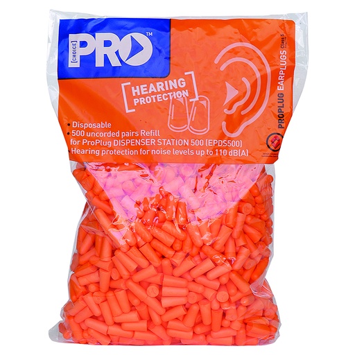 [PAR.EPDS500R] Ear Plug Disposable 500pk Dispenser Refills