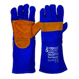 [PAR.KBW16E] Welding Glove Gauntlet Blue Kevlar Stitch ProSafe