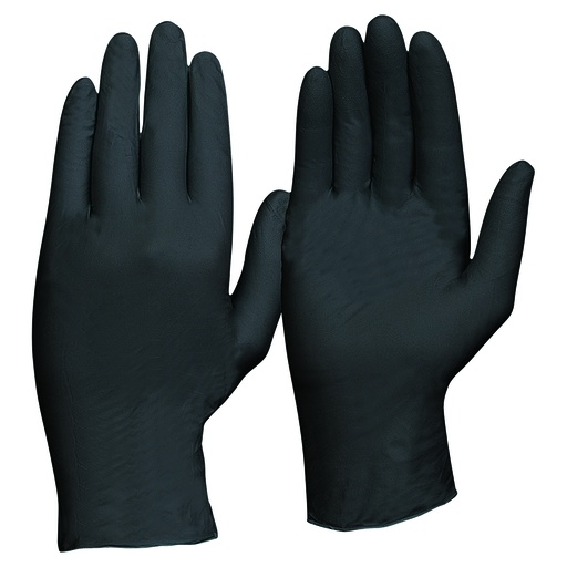 [PAR.MDNPFHDM] Gloves 100pk Nitrile Black ProChoice Med