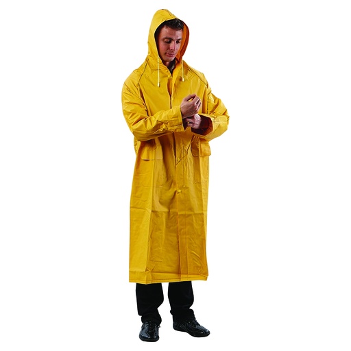 [PAR.RCL] Rain Coat PVC Yellow Full Length Large