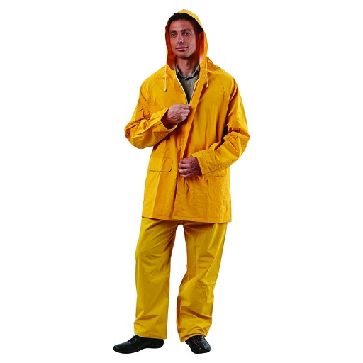 [PAR.RJS] Rain Jacket PVC Yellow Small