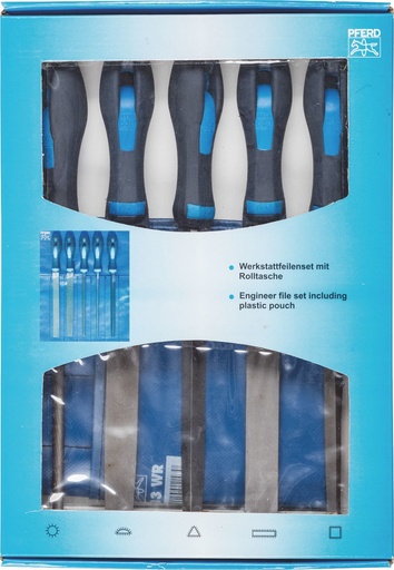 [PFERD.11801533] File Set 8" Smooth Cut Pferd