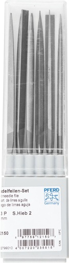 [PFERD.12799010] File Needle Set 160mm Second 12pc Wallet Pferd
