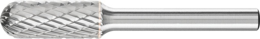 [PFERD.21105526] Carbide Bur Cylindrical Round Nose Shape 10x25mm Double Cut 