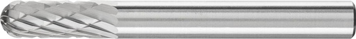 [PFERD.21724392] Carbide Bur Cylindrical Round Nose Shape 1/4x5/8" Double Cut SC1 HP