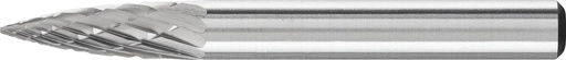 [PFERD.21724782] Carbide Bur Pointed Tree Shape 1/4x5/8" Double Cut SG1 HP