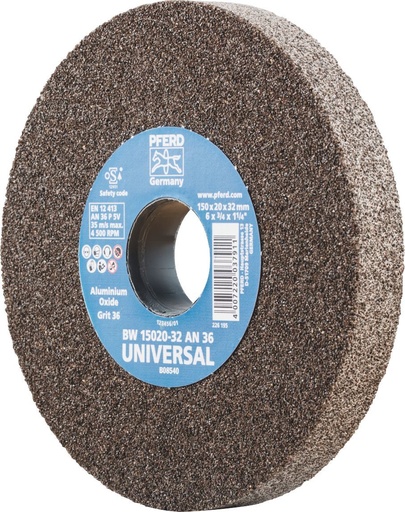 [PFERD.39008423] Grinding Wheel 150x20x31.75 AN 60 Aluminium Oxide