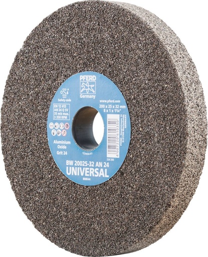 [PFERD.39008440] Grinding Wheel 200x25x31.75 AN 24 Aluminium Oxide