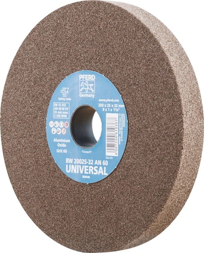 [PFERD.39008441] Grinding Wheel 200x25x31.75 AN 60 Aluminium Oxide