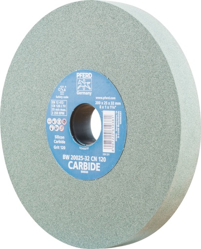 [PFERD.39008443] Grinding Wheel 200x25x31.75 CN 120 Silicon Carbide