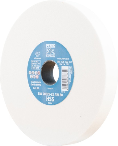 [PFERD.39009702] Grinding Wheel 200x25x31.75 AW 80 White Alox