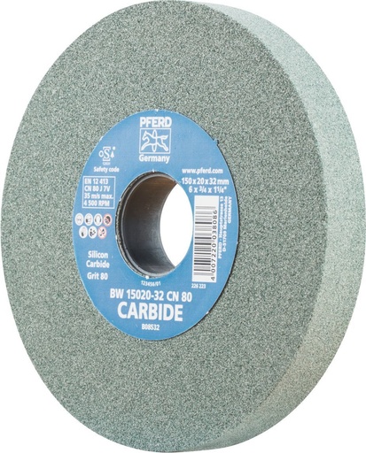 [PFERD.39009724] Grinding Wheel 150x20x31.75 CN 80 Silicon Carbide