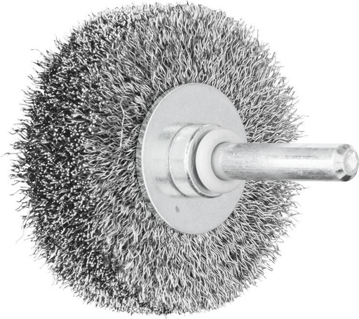 [PFERD.43104001] Wheel Brush Crimp  50x15mm Steel Spindle (6)