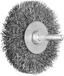 [PFERD.43104101] Wheel Brush Crimp  70x10mm Steel Spindle (6)