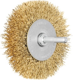 [PFERD.43106002] Wheel Brush Crimp  80x15mm Brass Spindle (6)