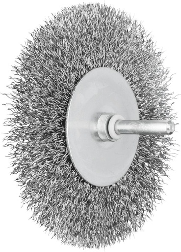 [PFERD.43109001] Wheel Brush Crimp 100x10mm Steel Spindle (6)
