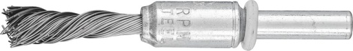 [PFERD.43218002] End Brush Twist 10mm Spindle (6) Steel 0.35