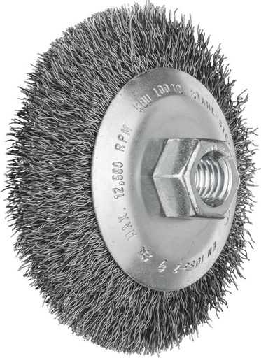 [PFERD.43316001] Bevel Brush Crimp 100mm Steel M14