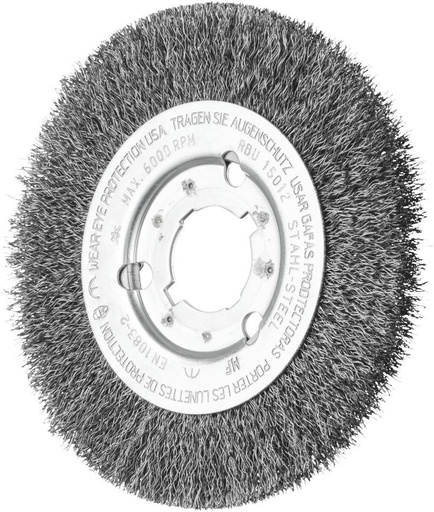 [PFERD.43505005] Wheel Brush Crimp 150x12mm Steel 22mm Bore
