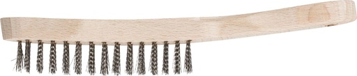 [PFERD.43671003] Hand Scratch Brush 2 Row Inox Short Handle