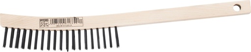 [PFERD.43672011] Hand Scratch Brush 3 Row Steel Long Handle Pferd