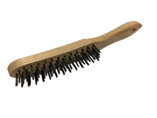 [PFERD.43673001] Hand Scratch Brush 4 Row Steel Short Handle