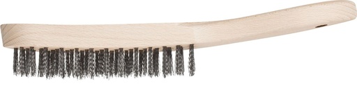 [PFERD.43673003] Hand Scratch Brush 4 Row Inox Short Handle