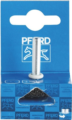 [PFERD.43701005] Wheel Brush Crimp  30x6mm Steel Spindle (6) POS