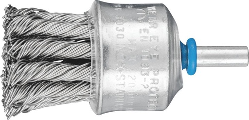 [PFERD.43706006] End Brush Twist 30mm Spindle (6) Inox 0.35 POS
