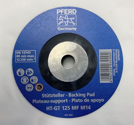 [PFERD.44890210] Backing Pad 125mm M14x2 HT-GT Hi Temp Pferd
