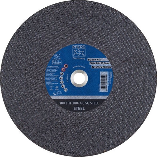[PFERD.61329120] Cut Off Disc 300x4.0x20 HiSpeed SG Steel Pferd