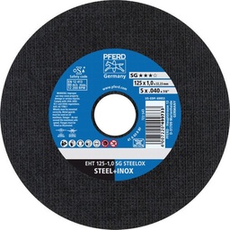 [PFERD.61341112] Cut Off Disc 125x1.0x22 SG Steel/Inox Pferd