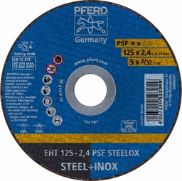 [PFERD.61721122] Cut Off Disc 125x2.4x22 PSF Steel/Inox Pferd