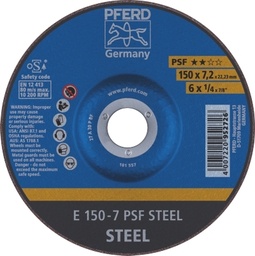 [PFERD.62015628] Grinding Disc 150x7.0x22 PSF Steel Pferd
