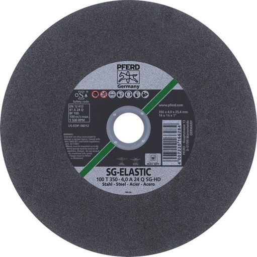[PFERD.66323024] Cut Off Disc 300x3.6x25 HiSpeed SGP HD Steel Pferd