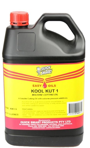 [QS.KK1-5] Cutting Fluid Soluble Oil 5Lt Kool Kut Quick Smart