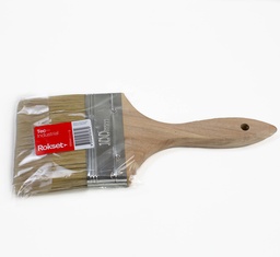 [ROKSET.3167] Paint Brush 100mm Industrial Wooden Handle Rokset